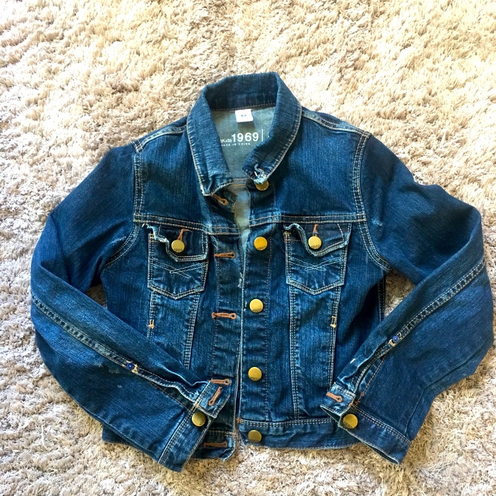 Gap dark denim jacket